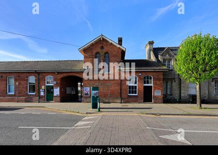 La gare de Sleaford, Lincolnshire, Angleterre, Royaume-Uni Banque D'Images
