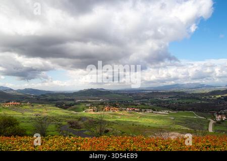 Rolling Hills de Simi Valley, Californie, États-Unis Banque D'Images