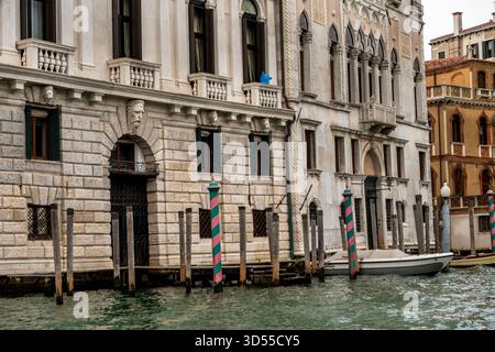 Le Palazzi Mocenigo à Venise, Italie. Banque D'Images