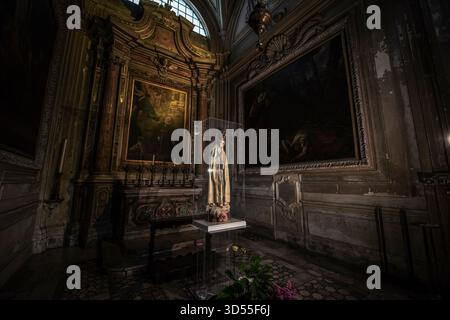 Rome, Italie - 11 décembre 2023 - une image de la basilique Santa Maria in Aracoeli, mettant en valeur le riche style architectural et le patrimoine religieux de Rome Banque D'Images