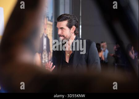 Mario Casas assiste à la première conférence photo 'la Cena' au Cines Kinepolis le 13 octobre 2025 à Madrid, Espagne avec : Mario Casas assiste à la première conférence photo 'la Cena' au Cines Kinepolis le 13 octobre 2025 à Madrid, Espagne où : Madrid, Espagne quand : 13 Oct 2025 crédit : Oscar Gonzalez/WENN Banque D'Images