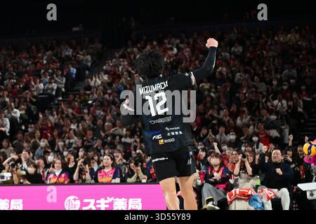 TOYOTA ARENA TOKYO, Tokyo, Japon. 13 novembre 2025. Taito Mizumachi (), 13 NOVEMBRE 2025 - volleyball : 2025-26 HOMMES DE LIGUE SV entre Tokyo Great Bears - Wolfdogs Nagoya au TOYOTA ARENA TOKYO, Tokyo, Japon. Crédit : AFLO SPORT/Alamy Live News Banque D'Images