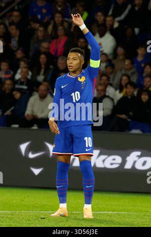 Paris, France. 13 novembre 2025. Le Français Kylian Mbappe lors du match qualificatif de la Coupe du monde de football 2026, France vs Ukraine au Parc des Princes Stadium, Paris, France le 13 novembre 2025. Photo de Henri Szwarc/ABACAPRESS.COM crédit : Abaca Press/Alamy Live News Banque D'Images