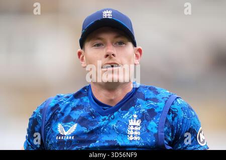 Photo du dossier datée du 03-06-2025 de Matthew Potts. Semblait être en train de glisser hors de la discorde jusqu'à la décision de Jamie Overton de se retirer du cricket de première classe. Date d'émission : vendredi 14 novembre 2025. Banque D'Images