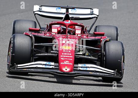 7 novembre 2925 ; Sao Paulo, Brésil Charles Leclerc (mon) Scuderia Ferrari SF-25 lors des essais libres du Grand Prix F1 du Brésil à Autodromo Jose Carlos Pace Banque D'Images