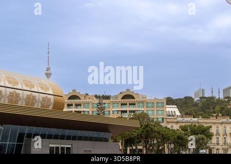 Bakou, Azerbaïdjan. Musée national du tapis d'Azerbaïdjan à Bakou. Banque D'Images
