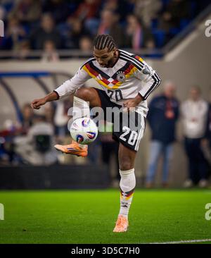 Luxembourg, Allemagne. 14 novembre 2025. Serge Gnabry (DFB) Luxembourg - Allemagne Luxembourg - Deutschland 14.11.2025 crédit : Moritz Muller/Alamy Live News Banque D'Images