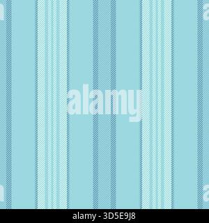 Lignes vectorielles de texture Tockup, motif textile de fond des années 1970. Bande de tissu sans couture sage verticale dans la palette de couleurs claires et cyan. Illustration de Vecteur
