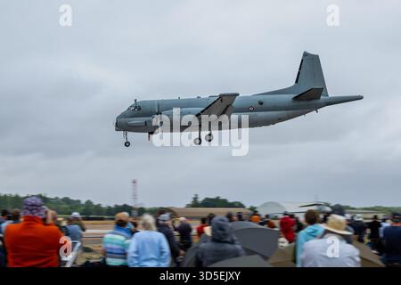 Marine française - Breguet Atlantic 2, arrivée à la RAF Fairford pour le Royal International Air Tattoo 2025. Banque D'Images