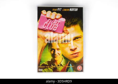 Fight Club (1999) film en DVD - pays de Galles, Royaume-Uni - 7 octobre 2025 Banque D'Images