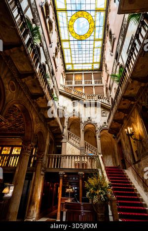 Gothique Hôtel Danieli à Venise, Italie, Banque D'Images