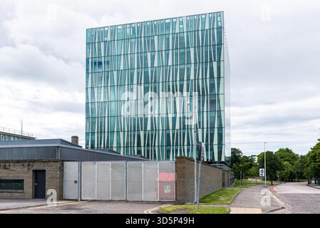 Aberdeen, Écosse, Royaume-Uni - 7 juillet 2024 : la bibliothèque Sir Duncan Rice de l'Université d'Aberdeen, Écosse, Royaume-Uni. Banque D'Images