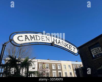 Marché de Camden sign Banque D'Images