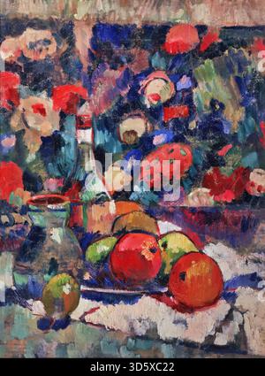 Nature morte, 1909 par Alexandra Exter Illustration de Vecteur