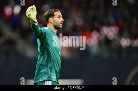 Gardien Oliver Baumann (Allemagne) Leipzig, 17 novembre 2025, Football, qualification Coupe du monde FIFA, phase de groupes, Allemagne - Slovaquie Banque D'Images