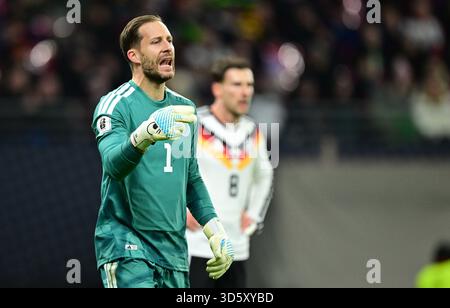 Gardien Oliver Baumann (Allemagne) Leipzig, 17 novembre 2025, Football, qualification Coupe du monde FIFA, phase de groupes, Allemagne - Slovaquie Banque D'Images