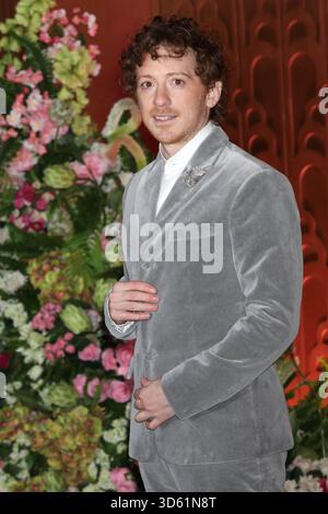 New York, New York, États-Unis. 17 novembre 2025. Ethan Slater assiste à la première de « Wicked : for Good » au David Geffen Hall de New York. Crédit : Greg Allen/Alamy Live News. Banque D'Images