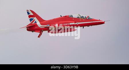 L'équipe de démonstration de la flèches rouge RAF Banque D'Images
