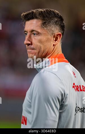 Attard, Malte. 17 novembre 2025. Robert Lewandowski, Polonais, lors du match du Groupe G de qualification de la Coupe du monde de la FIFA 2026 opposant Malte et la Pologne au stade national Ta' Qali à Attard, Malte, le 17 novembre 2025 (photo Andrew SURMA/Sipa USA). Crédit : Sipa USA/Alamy Live News Banque D'Images