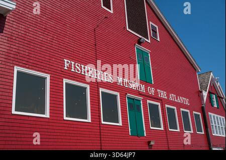 Musée des pêches de l'Atlantique, Lunenburg, front de mer de la Nouvelle-Écosse, Canada Banque D'Images