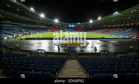 Hampden Park, Glasgow, Écosse, Royaume-Uni. 18 novembre 2025. Écosse V Danemark, qualifications pour la Coupe du monde de l'UEFA, phase de groupes, Groupe C. Hampden Park avant le coup d'envoi. Crédit : WM Sport Media / Alamy Live News Banque D'Images