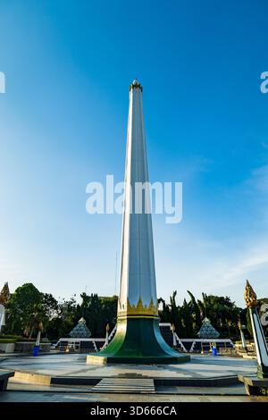 Tugu Pahlawan, monument national et monument historique de Surabaya, Journée des héros, Java oriental, Indonésie. Banque D'Images
