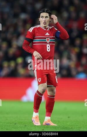 Cardiff, Royaume-Uni. 18 novembre 2025. Harry Wilson du pays de Galles lors du match de qualification du Championnat d'Europe de l'UEFA pays de Galles vs Macédoine du Nord au Cardiff City Stadium, Cardiff. Le crédit photo devrait se lire comme suit : Gareth Evans/Sportimage crédit : Sportimage Ltd/Alamy Live News Banque D'Images