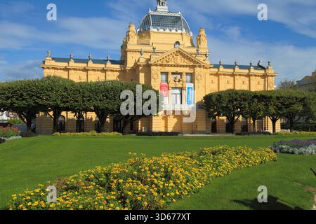 Croatie, Zagreb, Pavillon des Arts, Banque D'Images