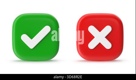 Isolé sur blanc , image de rendu 3D. Banque D'Images