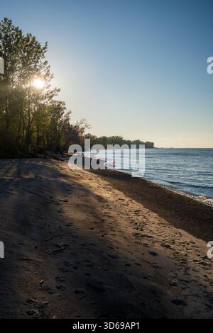 The Shoreline à presque Isle, Erie, PA Banque D'Images