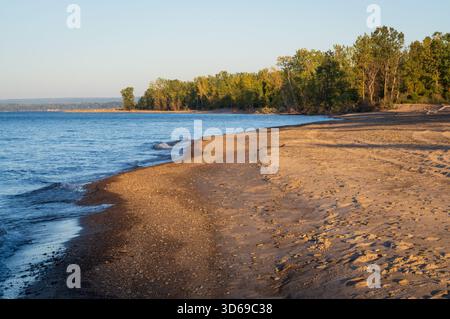 The Shoreline à presque Isle, Erie, PA Banque D'Images