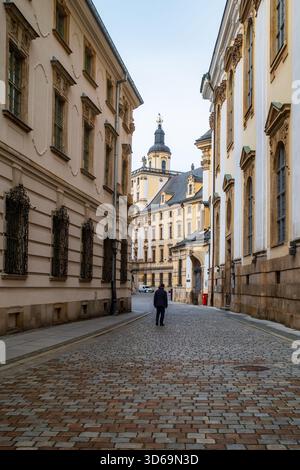 Vue du bâtiment principal du Musée de l'Université de Wrocław en Pologne. Banque D'Images