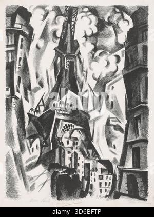 'La Tour (1926). Robert Delaunay (français, 1885-1941)' Banque D'Images