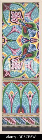 'Dessin de conception (CA. 1883). Christopher dresser (anglais, 1834-1904)' Banque D'Images