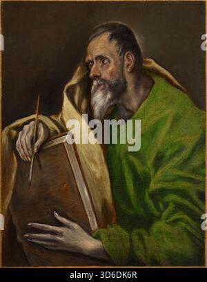 Luc (1610-1614). El Greco (Domenikos Theotokopoulos) (grec, 1540-1614)' Banque D'Images