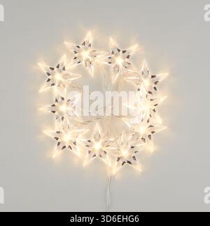 Guirlande lumineuse clignotante Banque D'Images