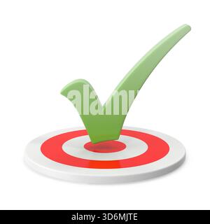 Isolé sur blanc , image de rendu 3D. Banque D'Images