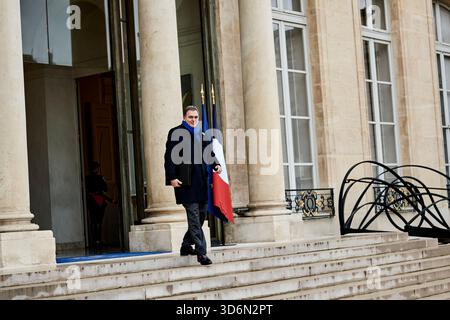 Paris, France. 13 avril 2021. Le Ministre des Transports Philippe Tabarot quitte le Conseil des Ministres du 19 novembre 2025 à l'Elysée. - 13/04/2021 - France/Paris - Antonin Burat/le Pictorium crédit : LE PICTORIUM/Alamy Live News Banque D'Images
