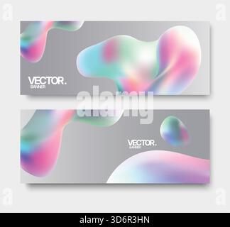 Teintes argentées élégantes sur fond neutre adapté à la publicité Illustration de Vecteur