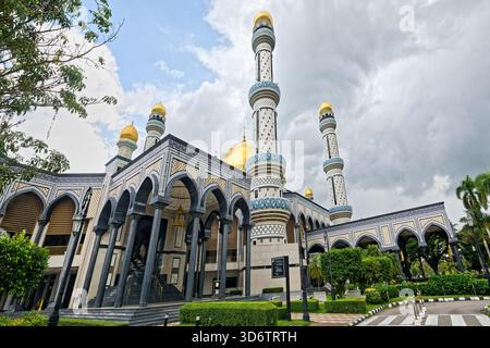 Mosquée Jame' ASR Hassanil Bolkiah, Bandar Seri Begawan, Brunei Banque D'Images