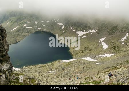 Superbe panorama du parc national des Hautes Tatras en Slovaquie. Banque D'Images
