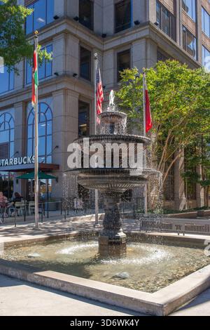 Scènes d'automne à Roanoke, Virginie. Banque D'Images