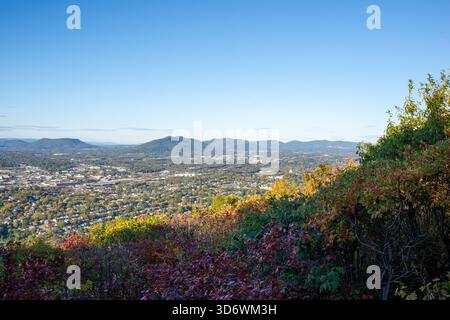 Scènes d'automne à Roanoke, Virginie. Banque D'Images