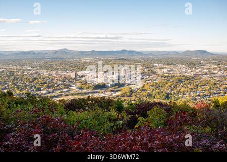 Scènes d'automne à Roanoke, Virginie. Banque D'Images