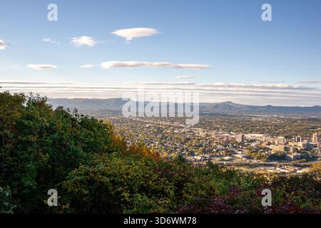 Scènes d'automne à Roanoke, Virginie. Banque D'Images