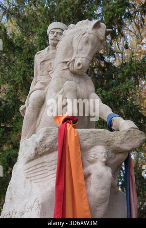 La tombe du général Antranik Ozanian était un commandant militaire arménien de premier plan au cimetière du Père Lachaise, en France Banque D'Images