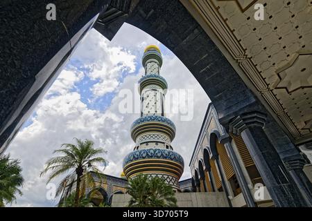 Mosquée Jame' ASR Hassanil Bolkiah, Bandar Seri Begawan, Brunei Banque D'Images