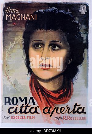 Rome, ville ouverte, Roberto Rossellini, Anna Magnani, Aldo Fabrizi, Marcello Pagliero, 1945 ans, Italien, Italie Banque D'Images