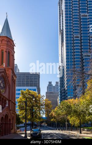 Centre-ville d'Atlanta, Géorgie, par une journée ensoleillée Banque D'Images