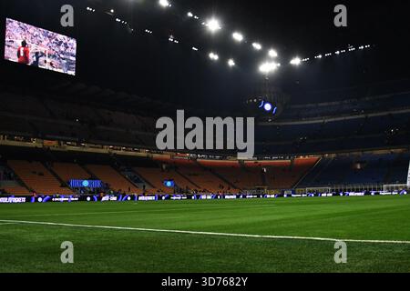 Milan, Italie. 23 novembre 2025. Milan Italie - 23 novembre : match de série A entre le FC Internazionale et l'AC Milan au stade San Siro le 23 novembre 2025 à Milan. Crédit : Agence photo indépendante/Alamy Live News Banque D'Images